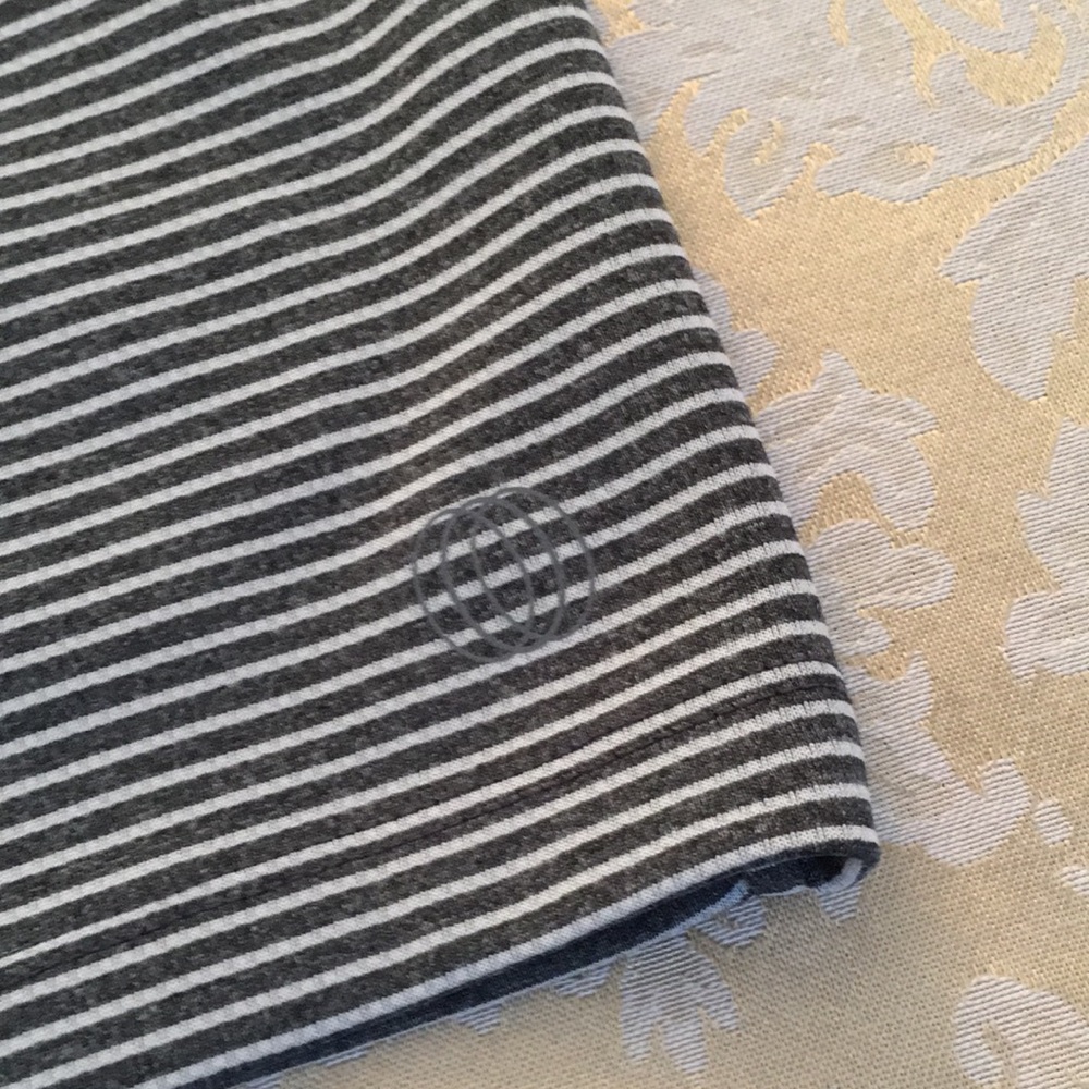 Balance Collection Dry-Wik Performance striped tee NEW - Picture 3 of 7